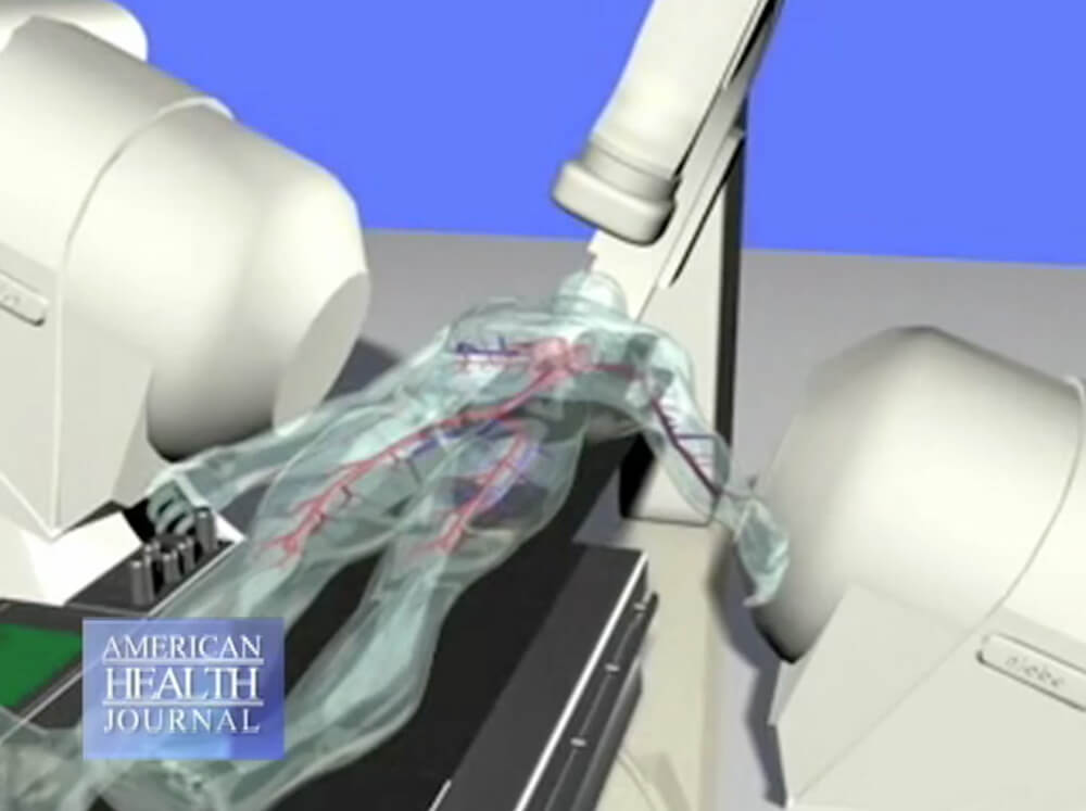 1 Anatomical Body Being Scanned On MRI Machine